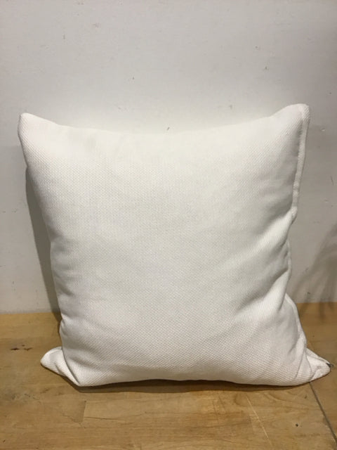 18" White Woven Down Filled