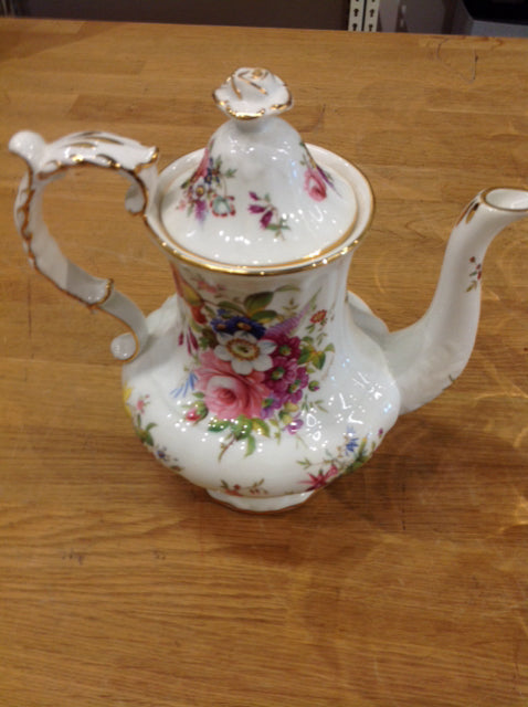 Spode Floral Coffee Pot