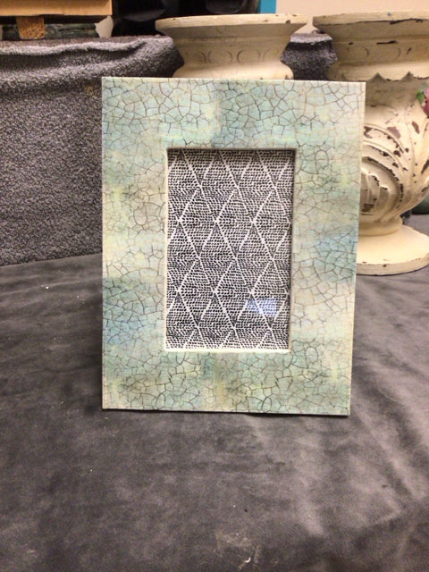 6 3/4" X 8 3/4" Creative Co Op MDF/Bone Photo Frame