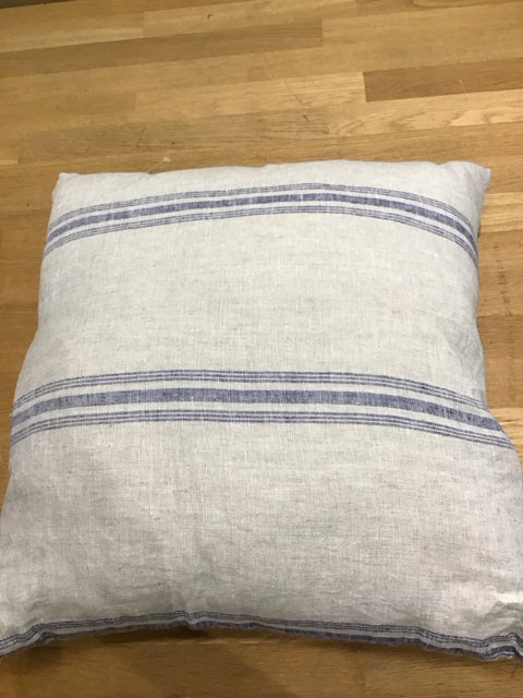 Grey/Blue Stripe Linen