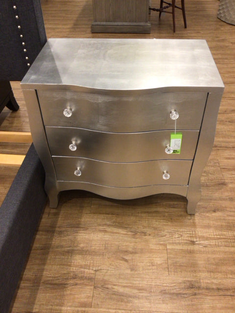 RTG Silver Nightstand