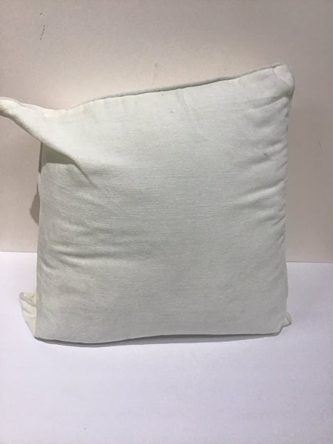 White Velour Pillow