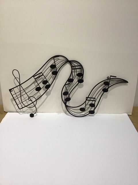 Black Metal Hanging Sheet Music Design