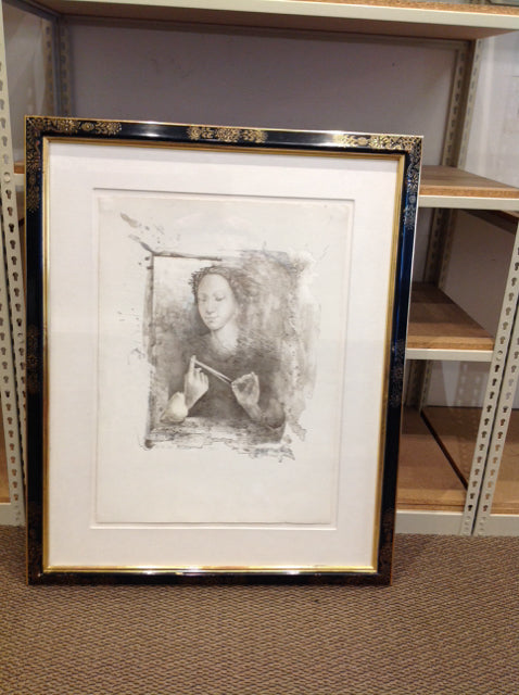 35x43 Framed "Two to One Portrait" Peter Nickel