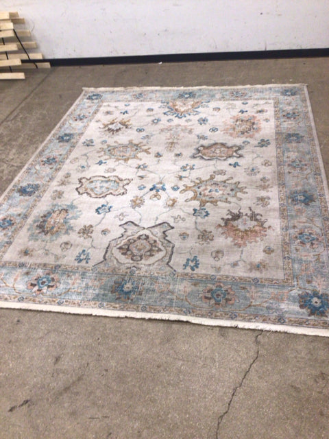 8 X 10 Marbella Ivory Chenille Rug