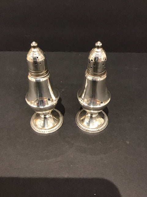 Raimond Silverplate Salt/Pepper Shakers