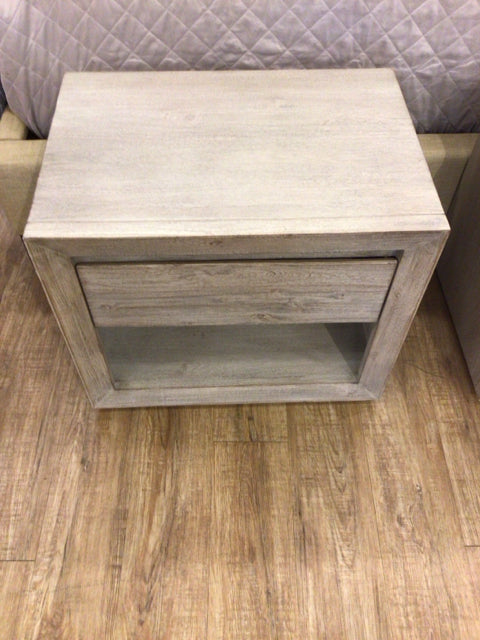 RH Light Grey Nightstand