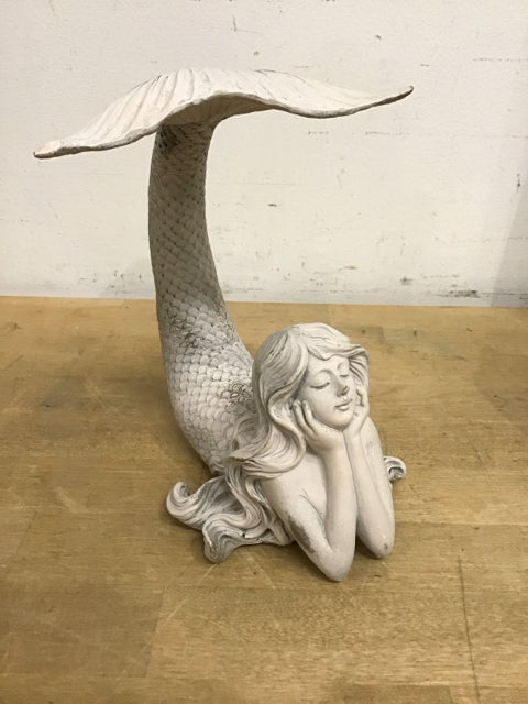 7" Resin Clay Colored Mermaid Figure