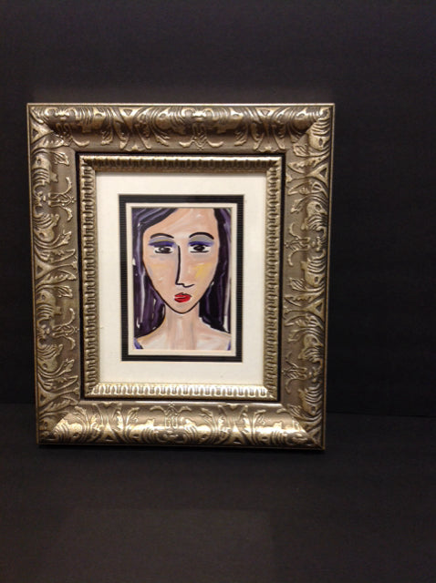 13x15 Framed "Unadorned Woman" Print