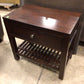 AS-IS Bassett One Drawer Nightstand(Marks On Top)