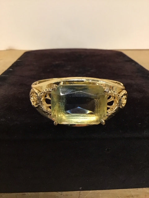 Whiting & Davis Gold Cuff Bracelet