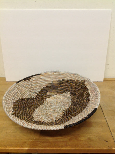 21" Round African Handwoven Bowl