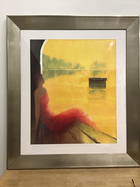 36"x41" "D'or Et Reve" By Emile Bellet Art