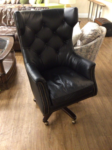 RH Button Tufted Back Desk Chair