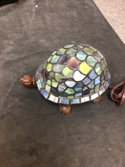 Turtle Lamp Tiffany Style Shell