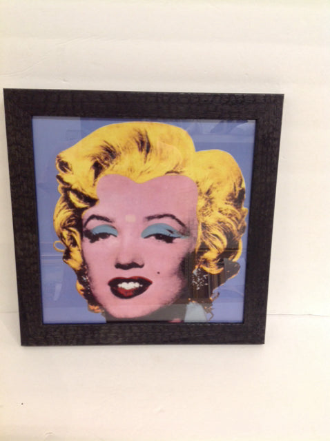 14" Sq Framed Marilyn Print