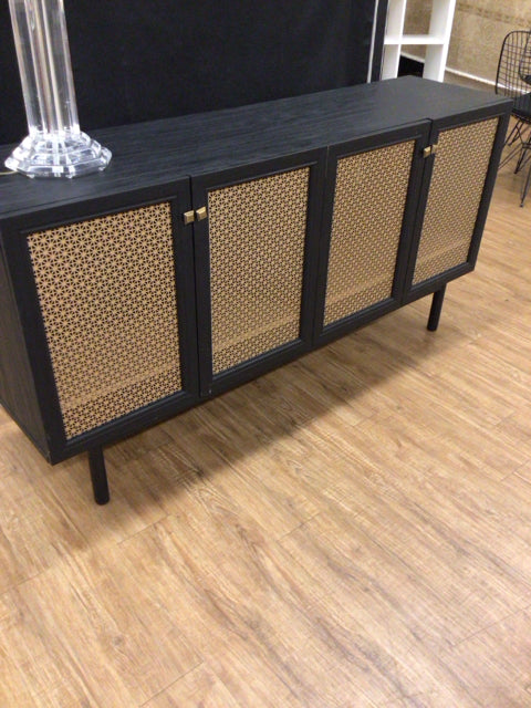 Drk Grey/Gold Mesh Front Buffet