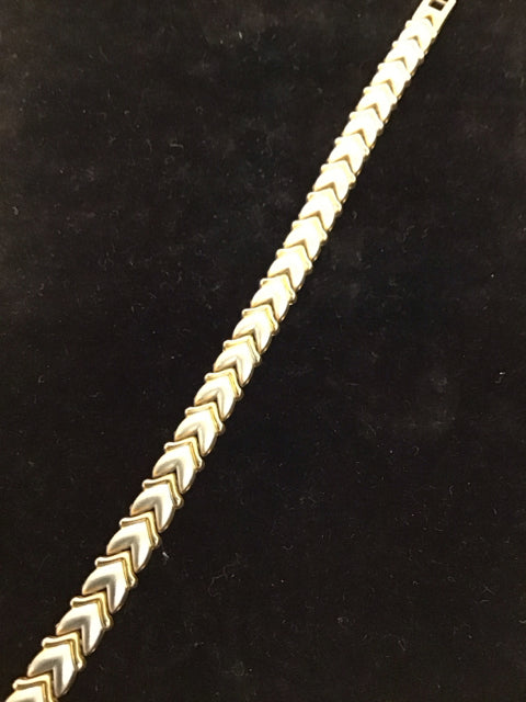 Two-Tone Gold/Silver Bracelet