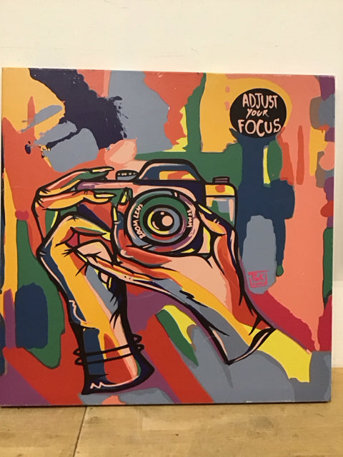 30"x30" "Adjust Your Focus" Art By Pink Lomein Print