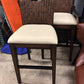 AS-IS Pair Of Largo International Woven Bar Stools(Wear On Rattan)