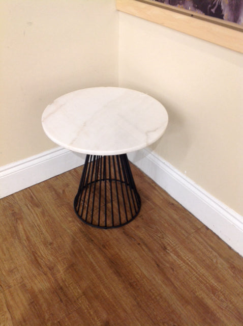 Madison Park 22" Marble Top Accent Table