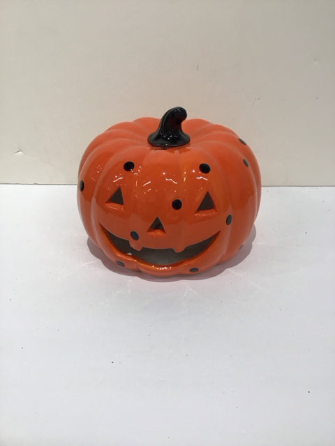 Orange Ceramic Pumpkin