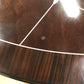 AS-IS Round Wood Inlay Top Coffee Table(Light Scuffs/Scratches/Round Mark)