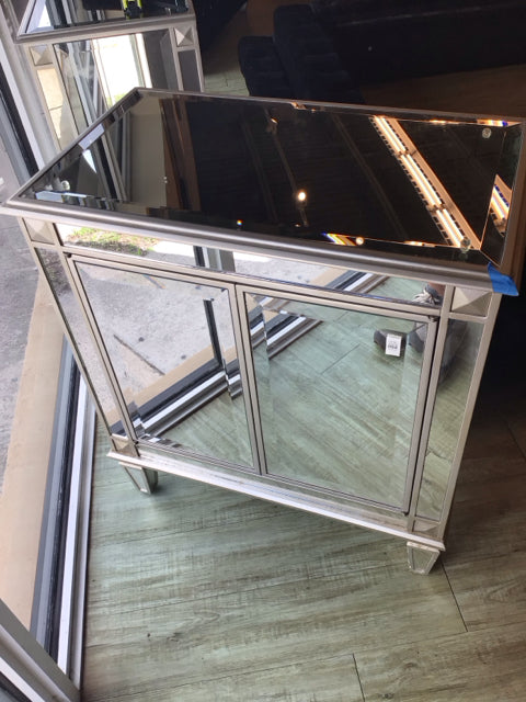 16" X 28" Bombay Two Door Mirrored Chest