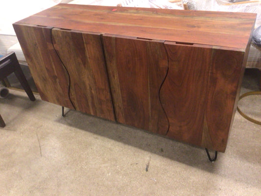 54" X 18" Wood Four Door Cabinet
