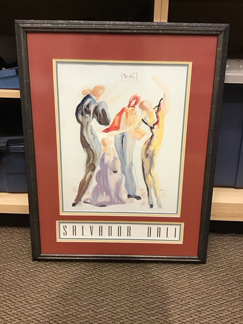 24x30 Framed Dali "The Dance" Print