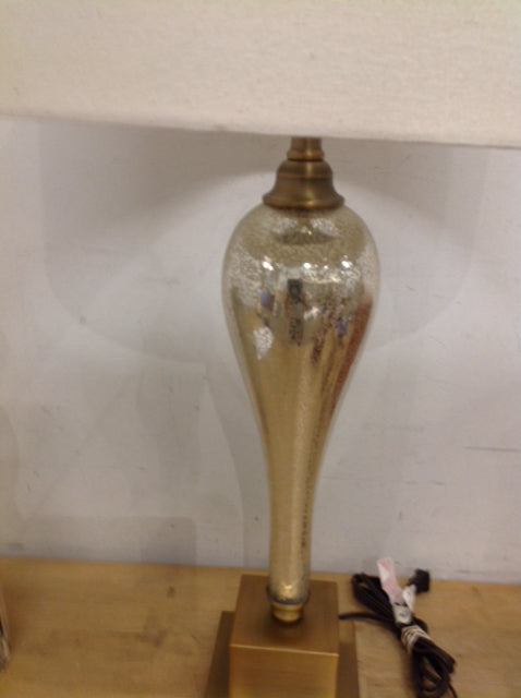 31" Gold Mercury Glass Lamp