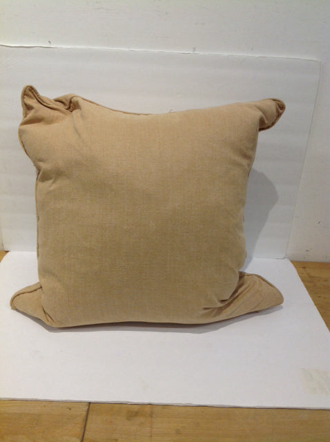 Tan Linen Pillow