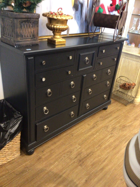 AS-IS Black 11 Drawer Dresser