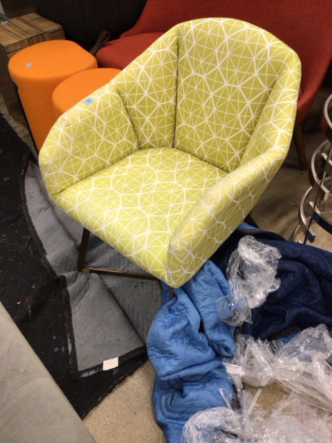 West Elm Yellow Chair
