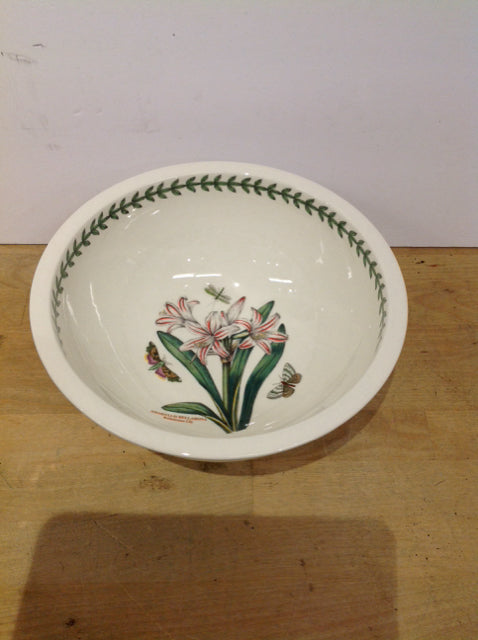 10"Botanic Garden Hand Painted Porcelain Bowl