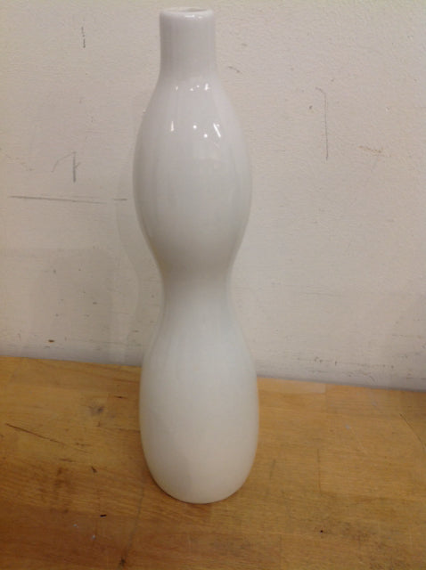 Vase- 13" White Ceramic