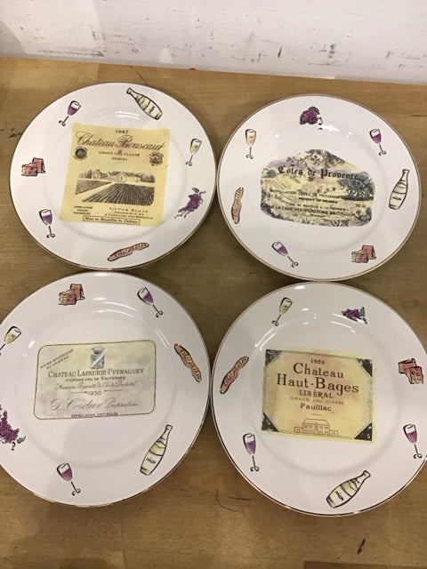 Set Of 4 Rosanna Cheers Salad  Plates