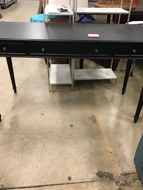 AS IS Ethan Allen XVI Black Writing Desk