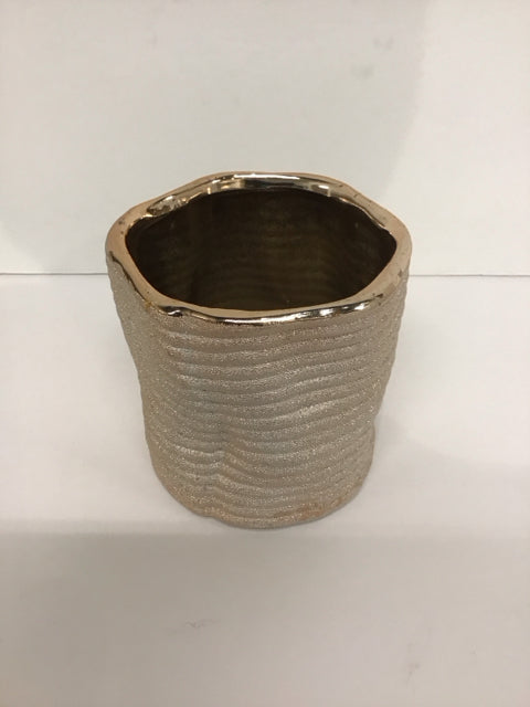 Satin Looking Abstract Ceramic Vase