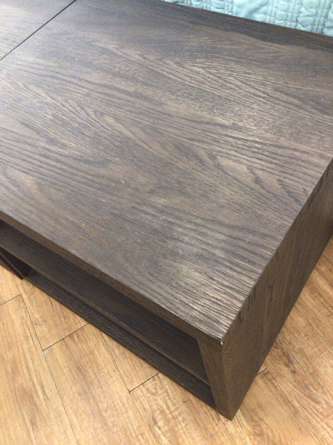 AS-IS 22" X 26" RH Open One Drawer Dark Wood Nightstand(Marks On Top)