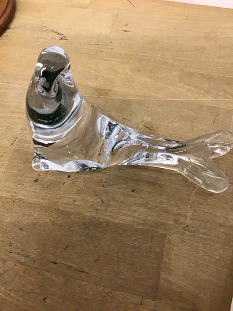 5.5" Seal Art Glass Figure