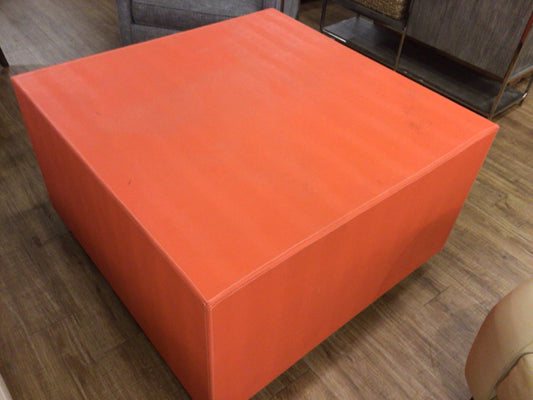 Orange Cube Coffee Table