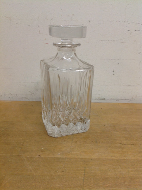 Carved Glass Decanter