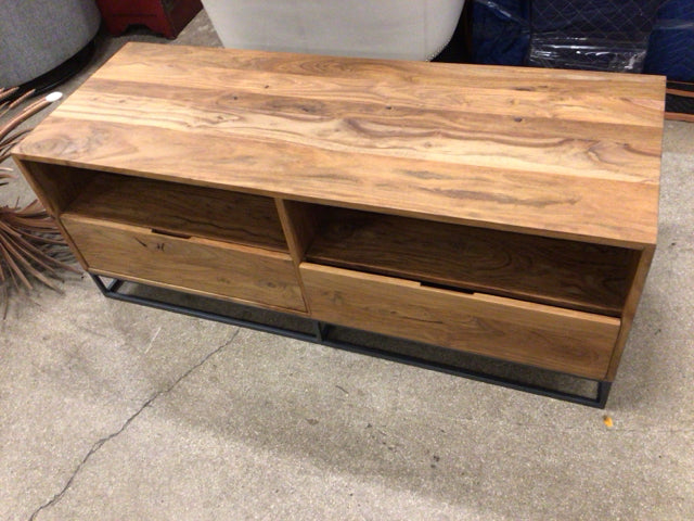 CB2 Prime Two Drawer Media Console