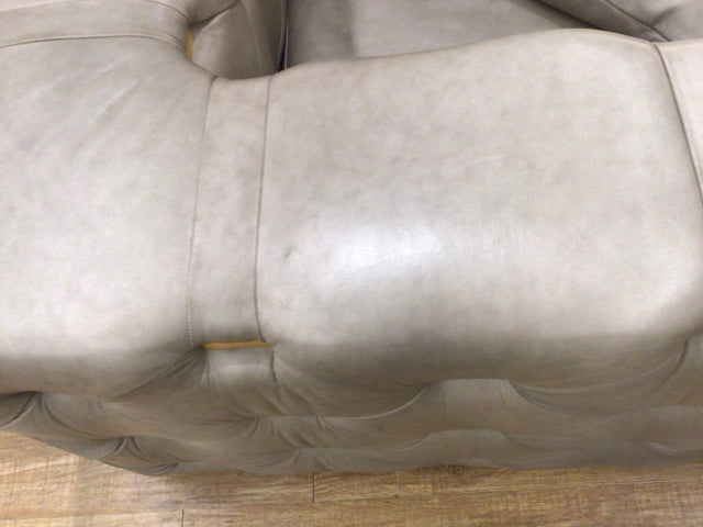 AS-IS Roberto Cavalli Home Interiors Leather Sofa W/4 Pillows