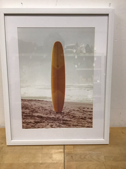 16x20 Framed Surfboard