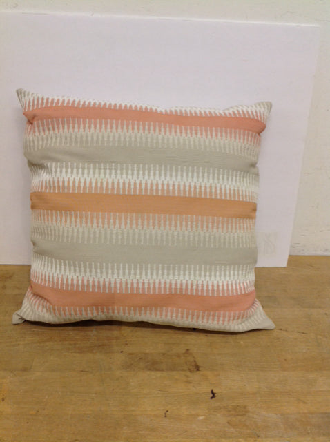 Orange and Tan Pillow
