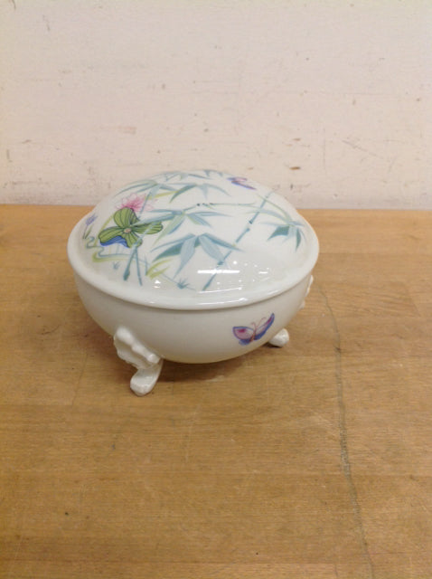 Limoge Footed Trinket Box