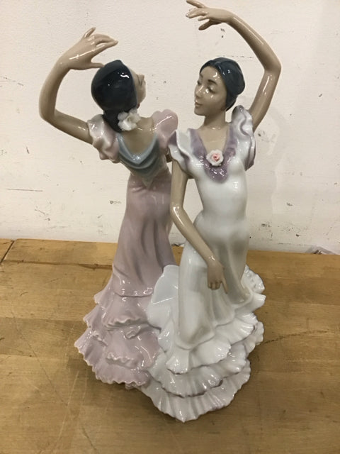 10" Lladro "Ole Flamenco Couple" Porcelain Figure