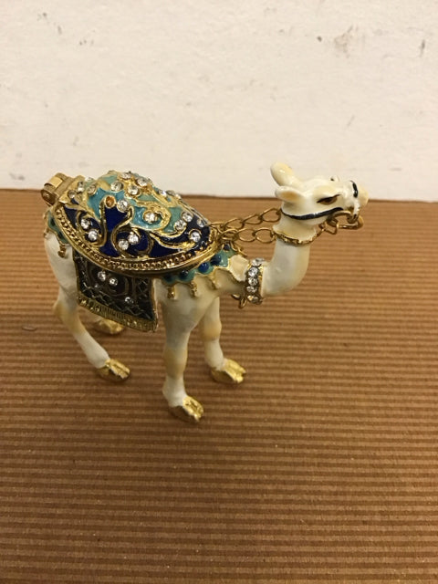 Enamel Embellished Camel Trinket Box